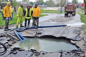 Removing the water