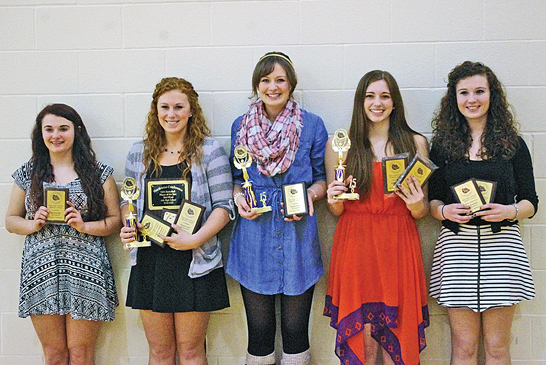 Girls basketball honorees