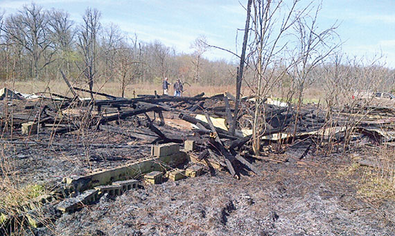 Barn remains