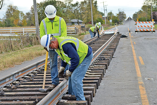 Working on crossing