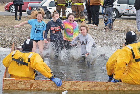 Frigid plunge