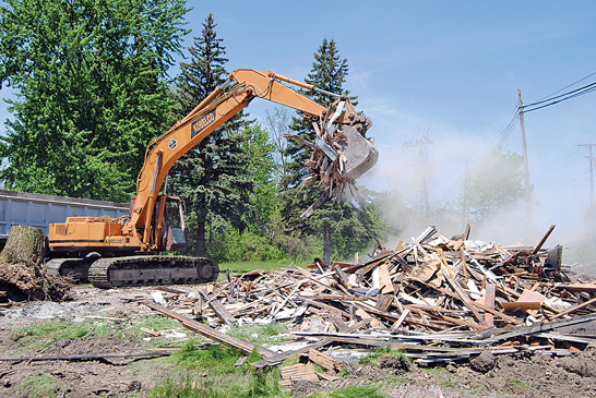 House razed