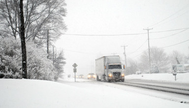 Snowy roads