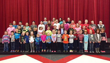 November leadership award winners at Kenton Elementary School