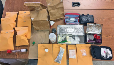 Drugs and paraphernalia seized at meth lab in Roundhead Township