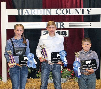 Showmanship winners