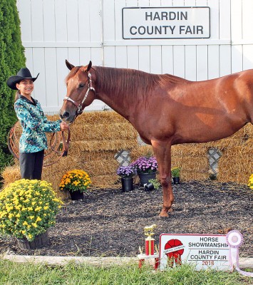 Showmanship runner-up