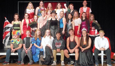 The cast for Kenton High School’s production of “Pippin”